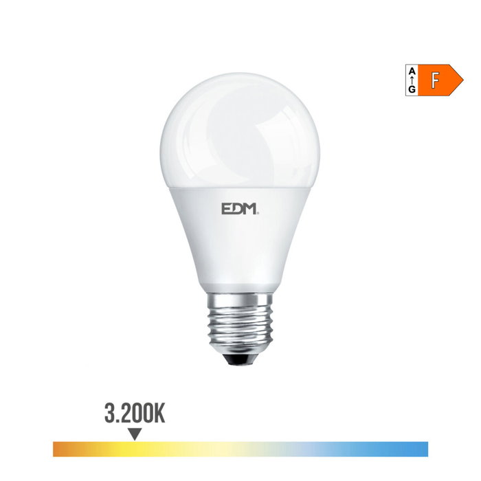 Edm Bombilla LED Standard E27 20W Luz Cálida