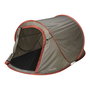 Redcliffs Tienda de Campaña de Montaje Instantáneo para Camping - Poliéster Marrón 120 x 200 x 95 cm