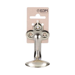 Edm Colgador Sencillo de Hierro Latonado Dorado 5 x 7 x 9 cm