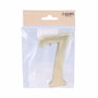 Edm Número 7 de latón pulido, color oro viejo, 10 cm
