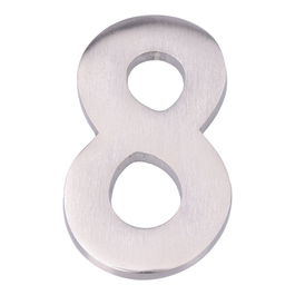 Edm Número 8 Niquel Mate 10cm Fijación Invisible