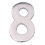 Edm Número 8 Niquel Mate 10cm Fijación Invisible