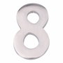 Edm Número 8 de Níquel Mate 10 cm con Fijación Invisible