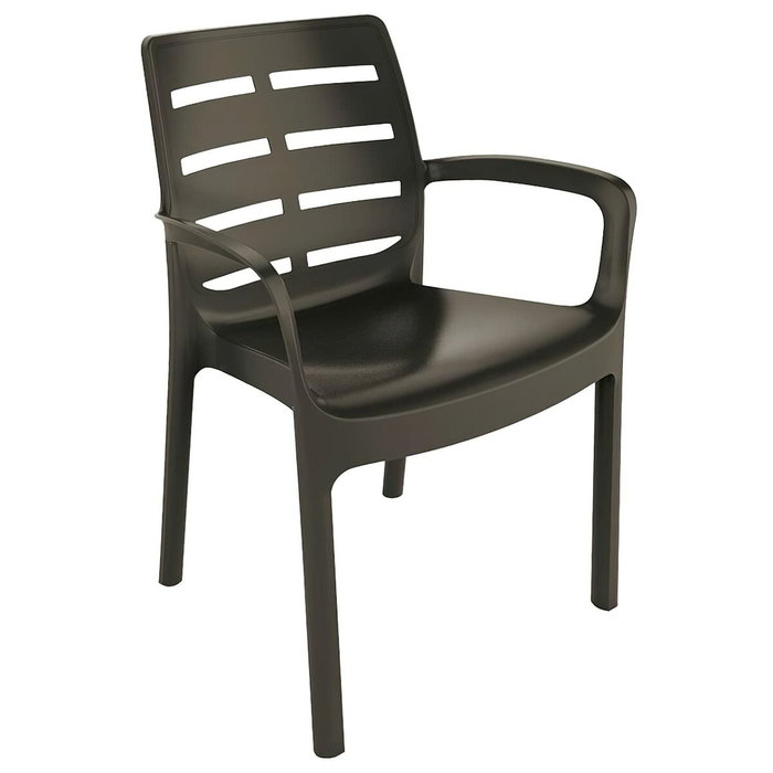 Ipae Progarden Silla apilable Borneo color antracita