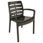 Ipae Progarden Silla apilable Borneo color antracita
