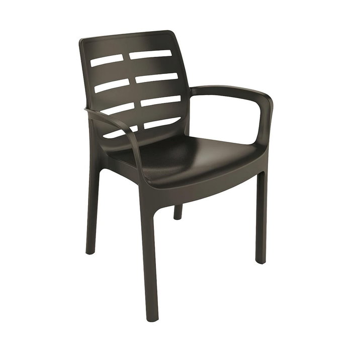 Ipae Progarden Silla apilable Borneo color antracita