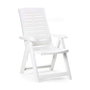 Ipae Progarden Silla plegable multiposiciones blanco