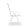 Ipae Progarden Silla plegable multiposiciones blanco