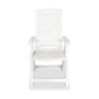 Ipae Progarden Silla plegable multiposiciones blanco