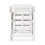 Ipae Progarden Silla plegable multiposiciones blanco