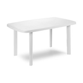 Ipae Progarden Mesa ovalada Faro blanca para exterior
