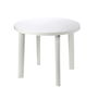 Ipae Progarden Mesa Redonda Tondo Ø90 x 72 cm Blanca Exterior Resina Uso Doméstico