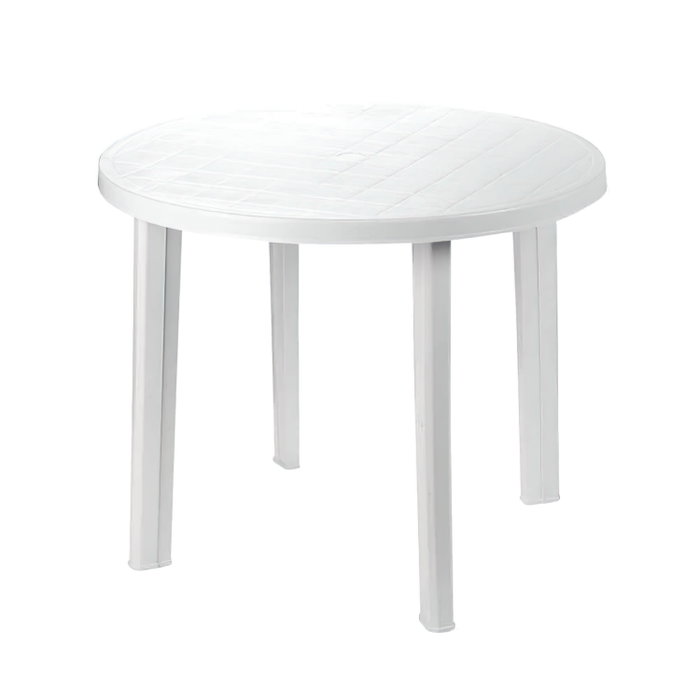 IPAE Progarden Mesa Redonda Tondo Blanca de Resina 90 cm IPAE Progarden Mesa Redonda Tondo Blanca de Resina 90 cm