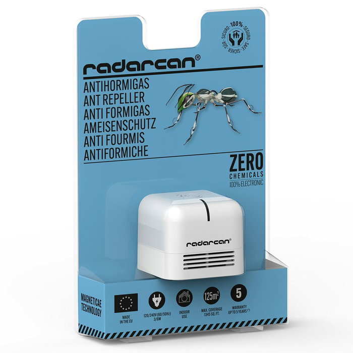 Radarcan Ahuyentador de Hormigas Ultrasónico R 104 Blanco