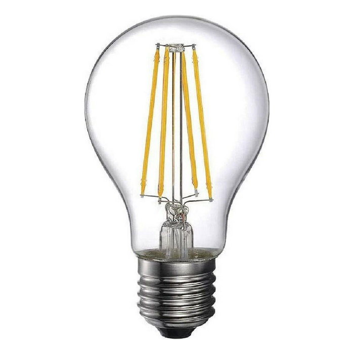 Edm Bombilla estándar con filamento LED E27 de 6 W, 800 lm y 3200 K luz cálida