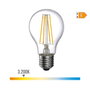 Edm Bombilla estándar con filamento LED E27 de 6 W, 800 lm y 3200 K luz cálida
