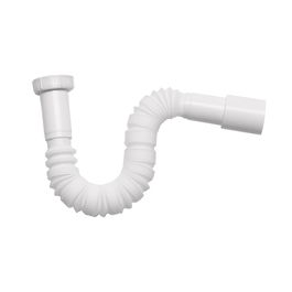 Mirtak Sifón Extensible con Tuerca de Plástico Blanco 1" 1/2" PVC