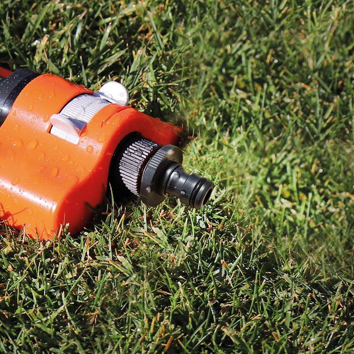 Edm Conector Roscado Macho 3/4" Polipropileno Gris