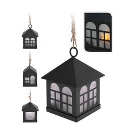 Decoration With Light Farolito de LED 6 x 8 cm Negro