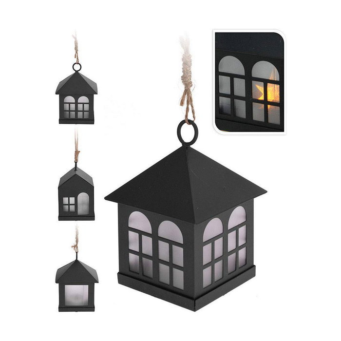 Decoration With Light Farolito de LED 6 x 8 cm Negro