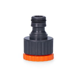 Edm Conector Roscado Rápido Hembra ½" - ¾" Polipropileno Gris/Naranja