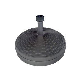 Ipae Progarden Base para Parasol 20L Negro ø46x15 cm Resina con Diámetro de Tubo Ampliable para Parasoles de 21 a 32mm