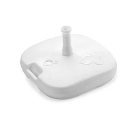 Ipae Progarden Base para Parasol 16 L Blanco 44 x 44 x 12 cm Resina Polipropileno