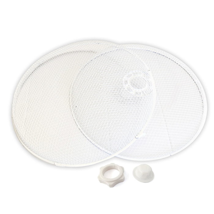 Edm Rejilla para ventilador Ø 43 cm Blanco para modelos 335xx