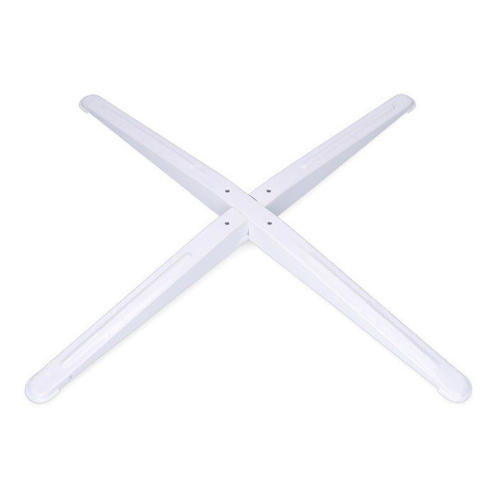 Edm 33500 Juego de pies recambio ventilador blanco aluminio Edm 33500 Juego de pies recambio ventilador blanco aluminio