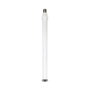 Edm Palo Telescopico Ref. 33510 Cromado Metal Recambio Ventilador Blanco