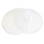 Edm Juego Rejilla Ventilador Recambio ø 43 cm para Referencia 33910 Blanco Metal