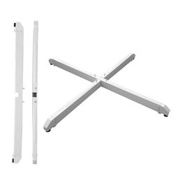 Edm Juego de Pies Recambio Ventilador Blanco para Modelo ref. 33910 (2 Piezas)