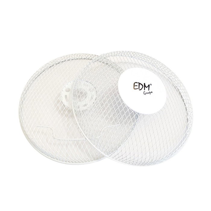 Edm Rejilla de Recambio Ventilador ø 27 cm Compatible Ref. 33962 Blanco Metal Edm Rejilla de Recambio Ventilador ø 27 cm Compatible Ref. 33962 Blanco Metal