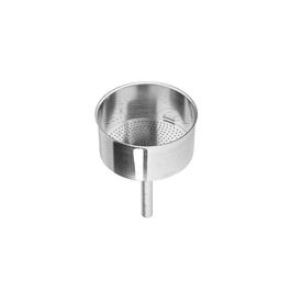 Gourmet Kitchen Embudo para Cafetera 3 Tazas ø6cm Cromado Aluminio Recambio