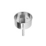 Gourmet Kitchen Embudo Cafetera 6 Tazas Aluminio Cromado Recambio
