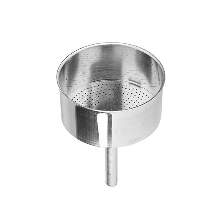 Gourmet Kitchen Embudo para Cafetera 12 Tazas de Aluminio Cromado, Recambio Gourmet Kitchen Embudo para Cafetera 12 Tazas de Aluminio Cromado, Recambio