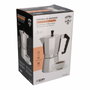 Gourmet Kitchen Cafetera de aluminio 12 tazas Cromado