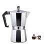 Gourmet Kitchen Cafetera de aluminio 12 tazas Cromado