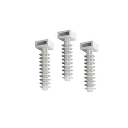 Edm Taco brida n°6, blanco, 100 uds