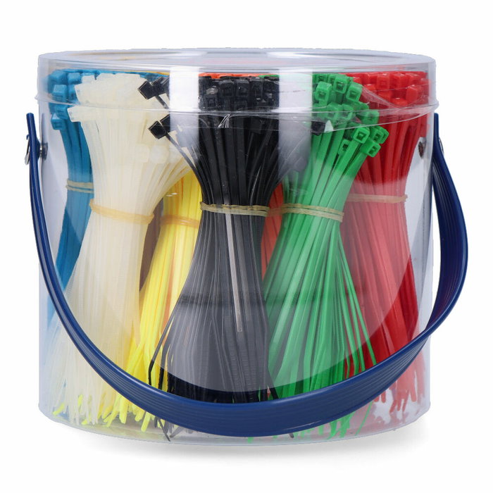 Edm Bridas de Nylon 100 x 2,5 mm Colores Surtidos 1000 uds