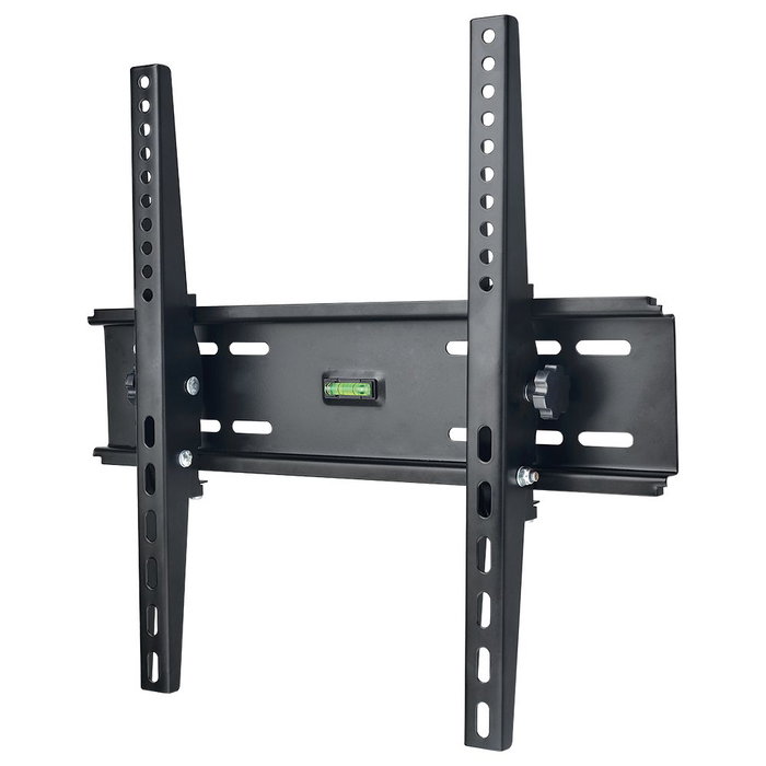 Edm Soporte TV Universal Inclinable para 22-55 Pulgadas, 50 kg, Negro, VESA 400x400, Nivel y Tornillería Incluidos Edm Soporte TV Universal Inclinable para 22-55 Pulgadas, 50 kg, Negro, VESA 400x400, Nivel y Tornillería Incluidos