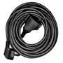 Edm Prolongador con 1 toma 2p+t Schuko 16A 250V 15 m Negro