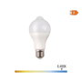 Edm Bombilla LED estándar con sensor de presencia y crepuscular E27 12 W 6400 K