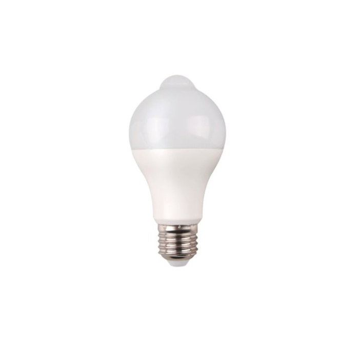 Edm Bombilla LED estándar con sensor de presencia y crepuscular E27 12 W 6400 K
