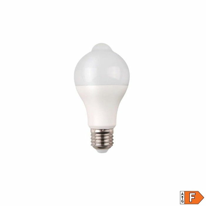 Edm Bombilla LED estándar con sensor de presencia y crepuscular E27 12 W 6400 K