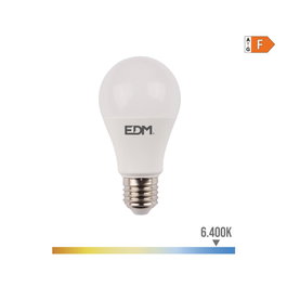 Edm Bombilla LED Standard con Sensor de Presencia y Crepuscular E27 12W 1154 lm Luz Fría Ø6x11cm