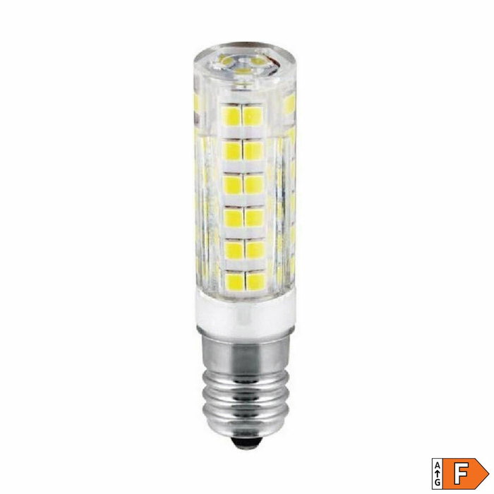 Edm Bombilla tubular LED E14 4,5W 450lm 6400K Luz fría