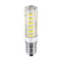 Edm Bombilla tubular LED E14 4,5W 450 lm 3200K Luz cálida