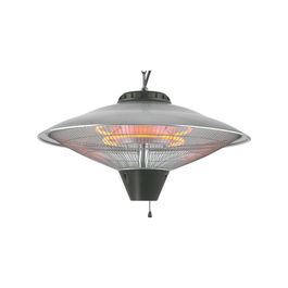 Edm Estufa de cuarzo de exterior 2100W para techo con 3 niveles de potencia