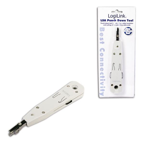 Logilink Herramienta de impacto 110 para patch panel ethernet red y RJ45 hembra